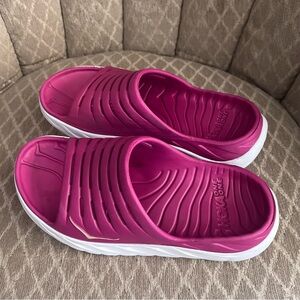 Hoka Pink recovery slides sz.10